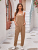 Spaghetti Strap Jumpsuit with Pockets Trendsi
