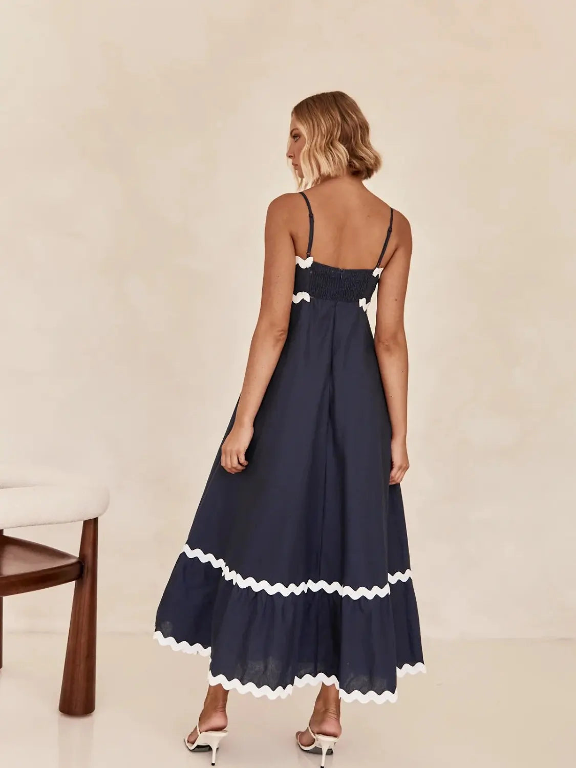 Spaghetti Strap Maxi Dress -BazaarBey - www.shopbazaarbey.com