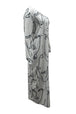 Printed Single Shoulder Lantern Sleeve Maxi Dress -BazaarBey - www.shopbazaarbey.com