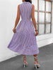 Striped  Sleeveless Midi Dress -BazaarBey - www.shopbazaarbey.com