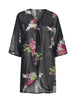 Open Front Half Sleeve Cover-Up Trendsi