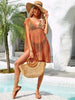 Side Slit Plunge Openwork Cover-Up Trendsi