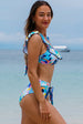 Ruffled Wide Strap Swim Top and Bottom Set Trendsi
