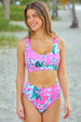 Leaf Print Swim Set Trendsi