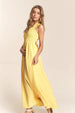  Texture  Back Tie Smocked Maxi Dress -BazaarBey - www.shopbazaarbey.com