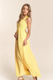  Texture  Back Tie Smocked Maxi Dress -BazaarBey - www.shopbazaarbey.com