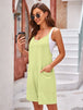 Spaghetti Strap Romper with Pockets Trendsi