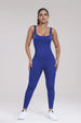 Wide Strap Sleeveless Active Jumpsuit Trendsi