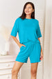 BazaarBey   Soft Rayon Half Sleeve Top and Shorts Set Bazaarbey