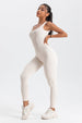 Wide Strap Sleeveless Active Jumpsuit Trendsi