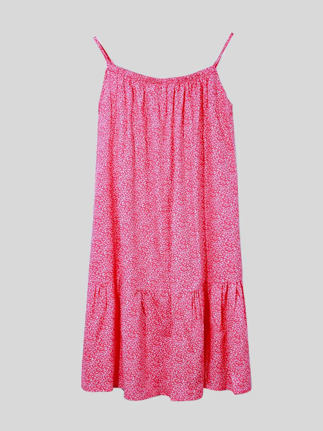 Full Size Printed Sleeveless Mini Cami Dress -BazaarBey - www.shopbazaarbey.com