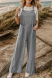  Wide Leg Front Pocket Jumpsuit Trendsi