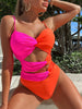 BazaarBey Two-Tone Twisted  One-Piece suit 