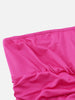 Ruched Layered Tube Mini Dress -BazaarBey - www.shopbazaarbey.com