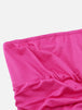 Ruched Layered Tube Mini Dress -BazaarBey - www.shopbazaarbey.com