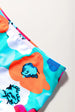 Cropped Swim Top and Floral Bottoms Set Trendsi