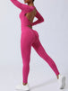 Twisted Backless Long Sleeve Jumpsuit Trendsi