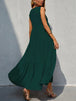 Tiered V-Neck Sleeve Dress -BazaarBey - www.shopbazaarbey.com