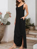 Slit Scoop Neck Sleeveless Dress -BazaarBey - www.shopbazaarbey.com