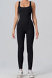 BazaarBey Square Neck Wide Strap Jumpsuit 