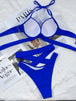 Crisscross Halter Neck Bikini Set Trendsi