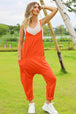   Sleeveless V-Neck Pocketed Jumpsuit Trendsi