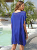 Slit Openwork V-Neck Cover-Up Trendsi
