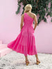 Smocked Single Shoulder Sleeveless Dress -BazaarBey - www.shopbazaarbey.com