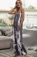 Tie-Dye Spaghetti Strap Jumpsuit with Pockets Trendsi