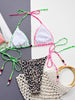  Tied Halter Neck Bikini Set Trendsi