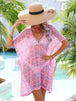 BazaarBey Slit  V-Neck Cover Up 