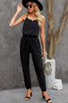 Spaghetti Strap Jumpsuit with Pockets Trendsi