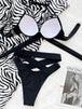 Crisscross Halter Neck Bikini Set Trendsi