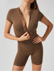 BazaarBey  Short Sleeve Active Romper 