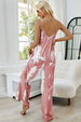 Tie-Dye Spaghetti Strap Jumpsuit with Pockets Trendsi