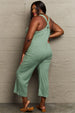  Don't Get It Twisted  Rib Knit Jumpsuit Trendsi