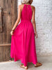  Neck Tie Belt Dress -BazaarBey - www.shopbazaarbey.com