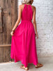  Neck Tie Belt Dress -BazaarBey - www.shopbazaarbey.com