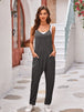 Spaghetti Strap Jumpsuit with Pockets Trendsi