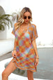 Openwork  Short Sleeve Cover-Up Trendsi
