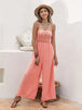  Spaghetti Strap Wide Leg Jumpsuit Trendsi