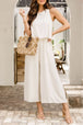 BazaarBey Round Neck Sleeveless Jumpsuit 