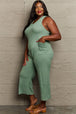  Don't Get It Twisted  Rib Knit Jumpsuit Trendsi