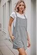 Textured Overall with Pockets Trendsi
