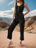 Tied Sleeveless Jumpsuit with Pockets Trendsi