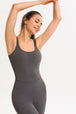  Sleeveless Active Jumpsuit Trendsi