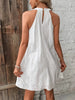   Neck Mini Dress -BazaarBey - www.shopbazaarbey.com