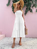 Smocked Single Shoulder Sleeveless Dress -BazaarBey - www.shopbazaarbey.com
