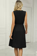 Pocketed V-Neck Wide Strap Dress -BazaarBey - www.shopbazaarbey.com