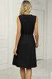 Pocketed V-Neck Wide Strap Dress -BazaarBey - www.shopbazaarbey.com
